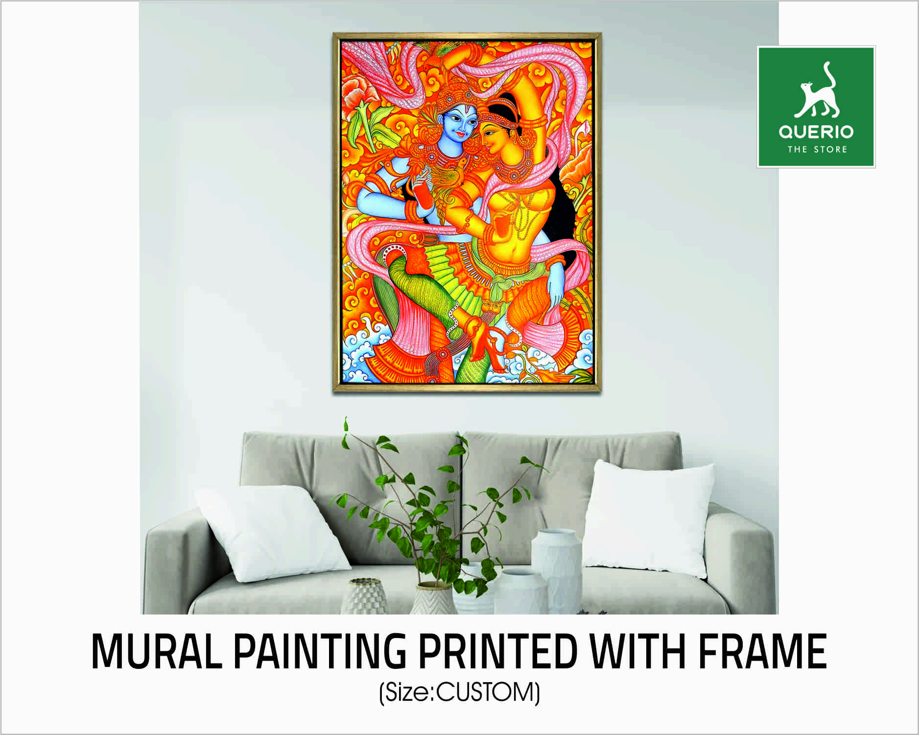 MURAL PAINTED FRAME