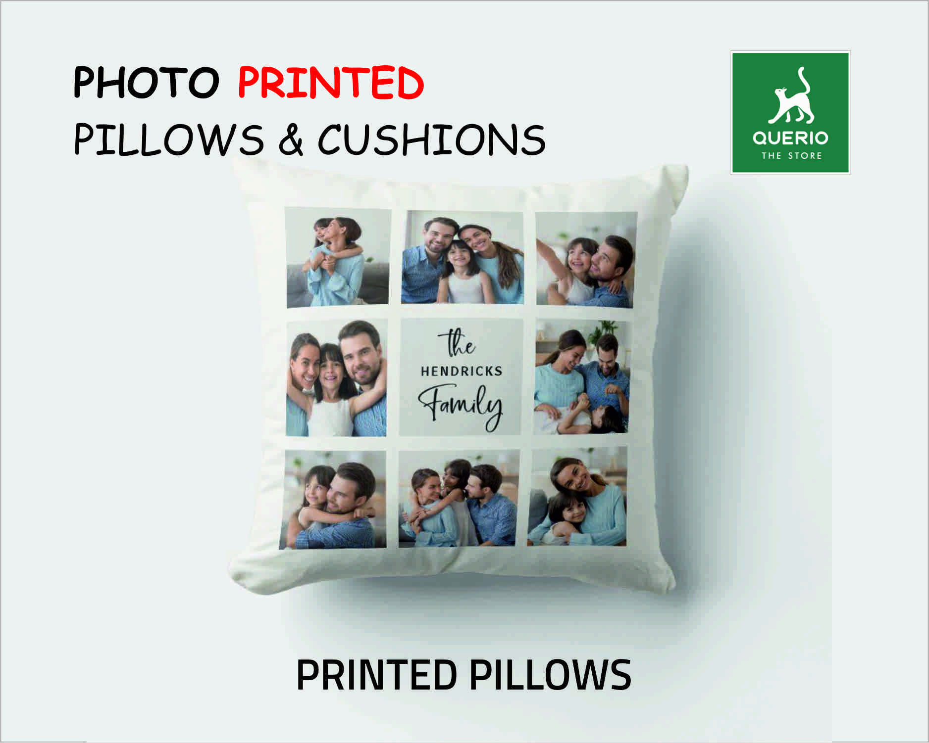 CUSTOM PRINTED PILLOWS
